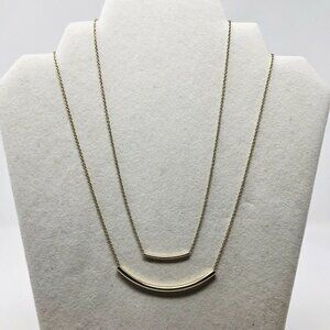 Unbranded 16inch Two Strand Bar Layering Necklace